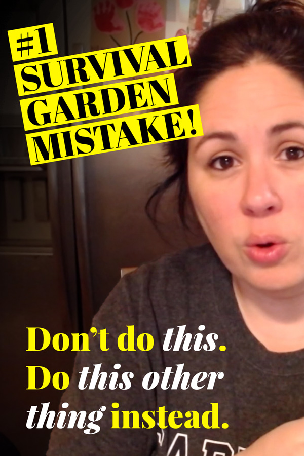START A GARDEN NOW! 👀 It could be a matter of survival! 1 #1 Survival Garden Mistake